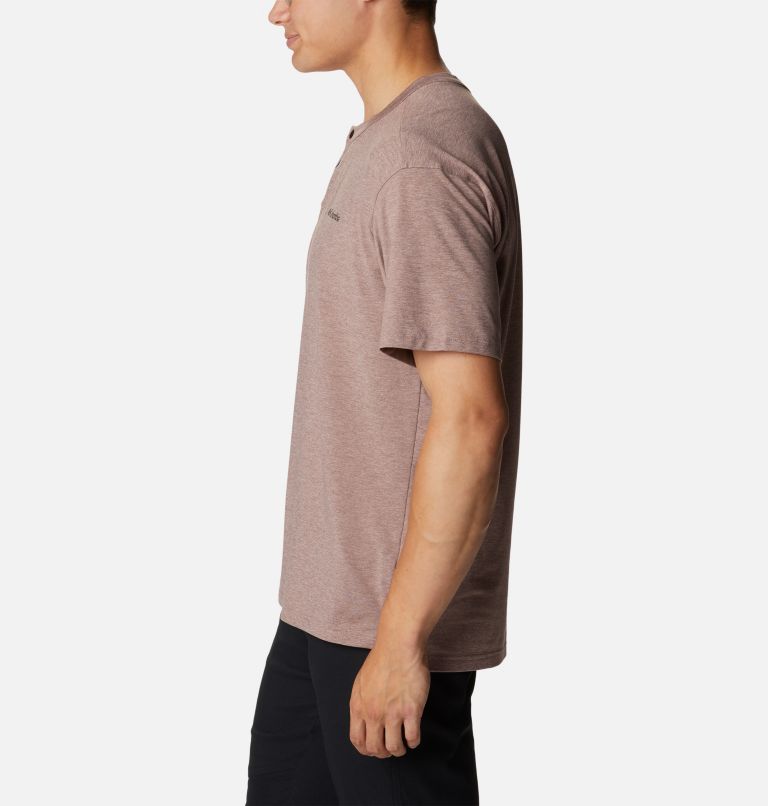 Men's Coral Ridge Performance Short Sleeve Shirt, Color: Quantum Mauve, image 3