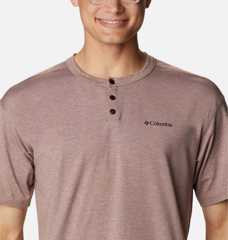 Men's Coral Ridge Performance Short Sleeve Shirt, Color: Quantum Mauve, image 4