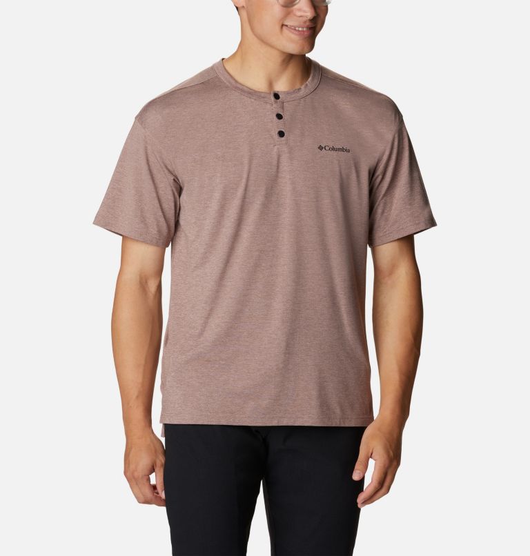 Men's Coral Ridge Performance Short Sleeve Shirt, Color: Quantum Mauve, image 1