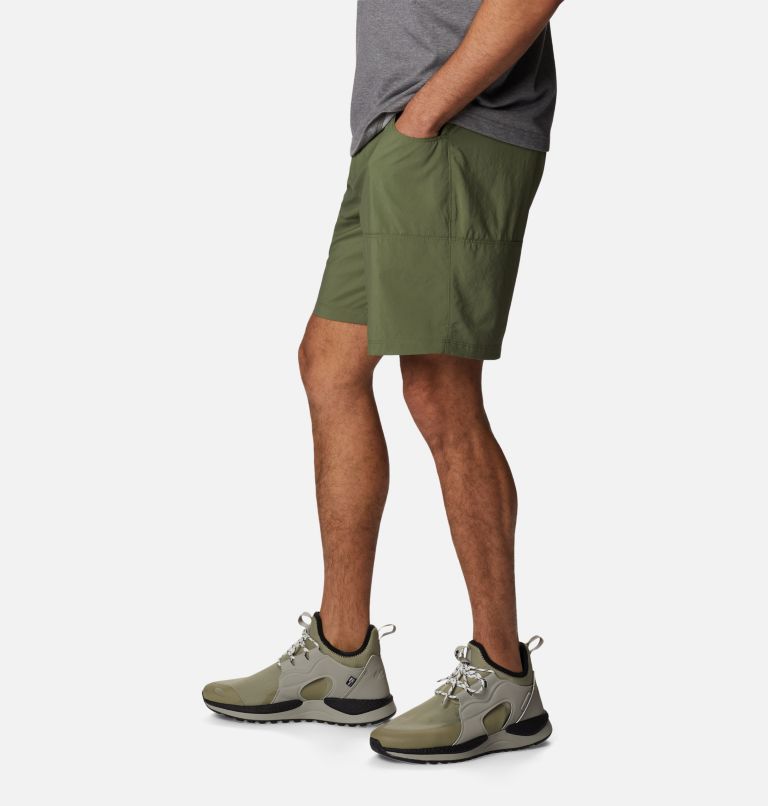 Thumbnail: Men's Coral Ridge Pull-On Shorts, Color: Mosstone, image 3