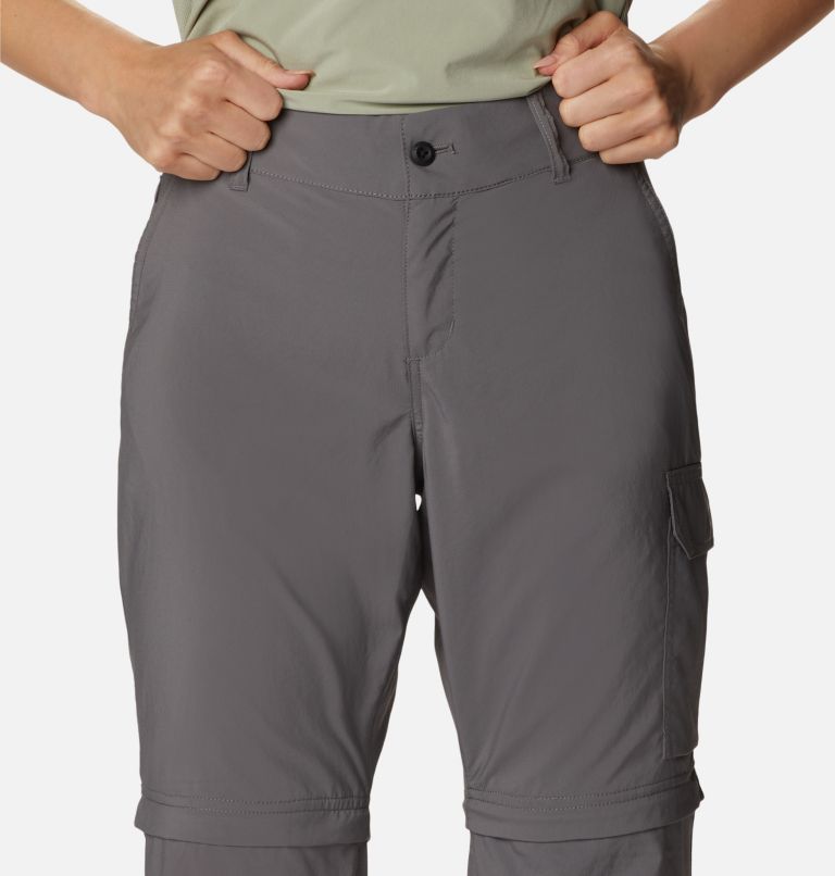 Women's Silver Ridge Utility Convertible Pants, Color: City Grey, image 4