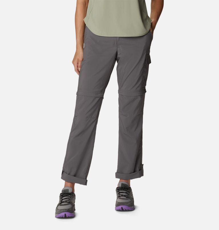 Women's Silver Ridge Utility Convertible Pants, Color: City Grey, image 6