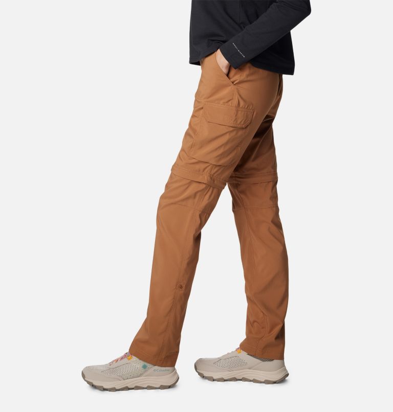 Women's Silver Ridge Utility Convertible Hiking Trousers, Color: Camel Brown, image 3