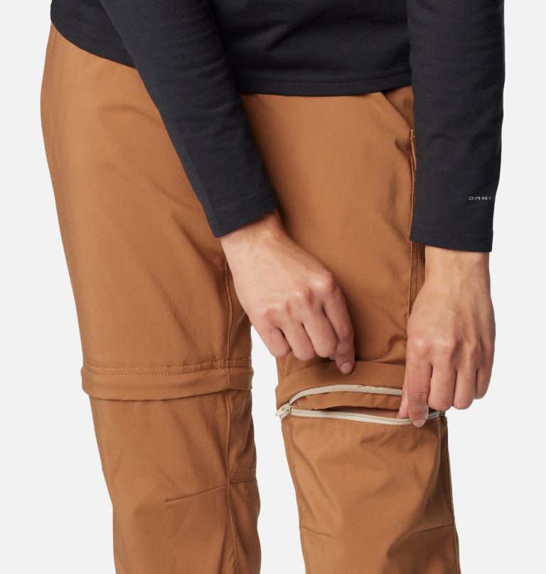 Women's Silver Ridge Utility Convertible Hiking Trousers, Color: Camel Brown, image 8