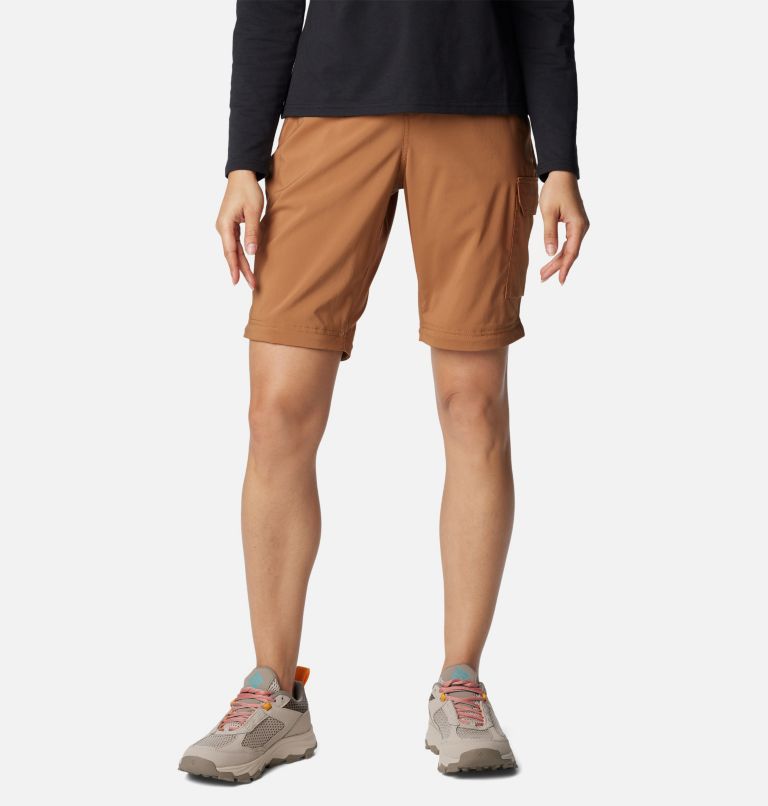 Women's Silver Ridge Utility Convertible Hiking Trousers, Color: Camel Brown, image 9