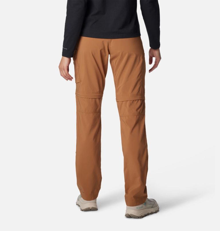 Women's Silver Ridge Utility Convertible Hiking Trousers, Color: Camel Brown, image 2