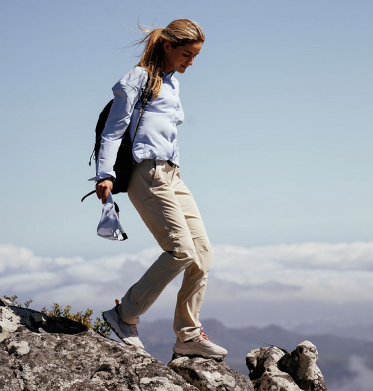 Women's Silver Ridge Utility Convertible Hiking Trousers, Color: Ancient Fossil, image 13