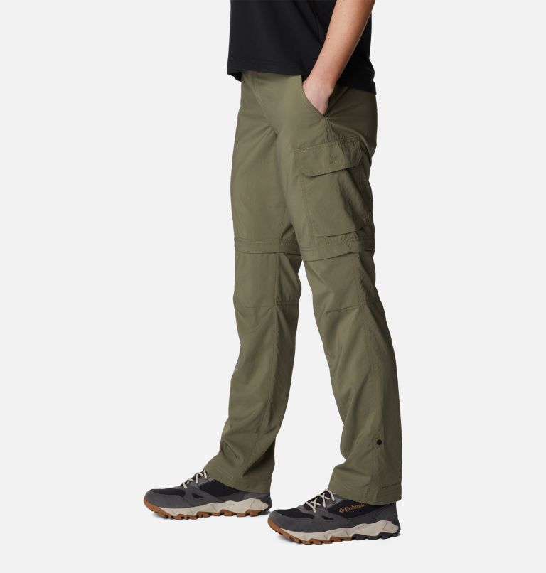 Women's Silver Ridge Utility Convertible Pants, Color: Stone Green, image 3
