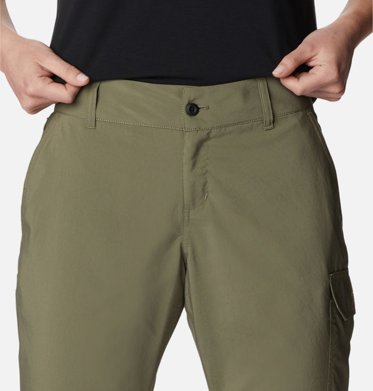 Women's Silver Ridge Utility Convertible Hiking Trousers, Color: Stone Green, image 4