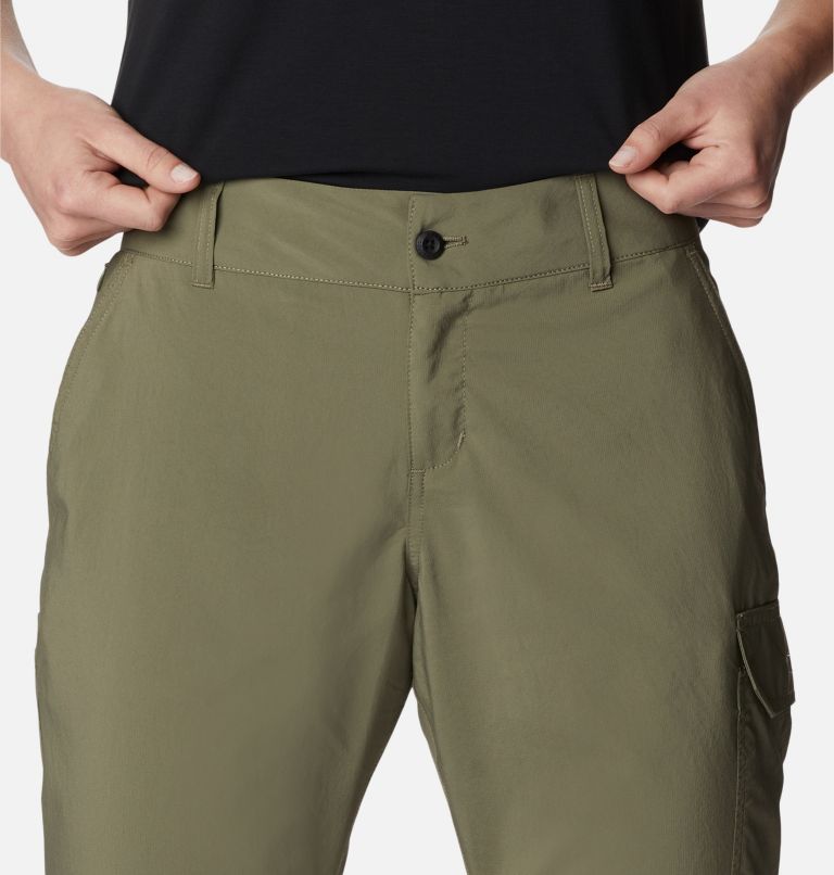 Women's Silver Ridge Utility Convertible Pants, Color: Stone Green, image 4