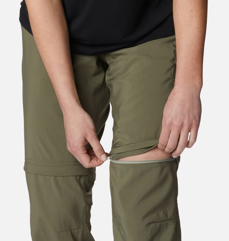 Thumbnail: Women's Silver Ridge Utility Convertible Pants, Color: Stone Green, image 8