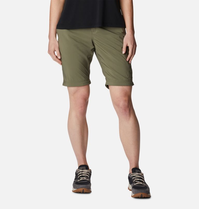 Women's Silver Ridge Utility Convertible Hiking Trousers, Color: Stone Green, image 9