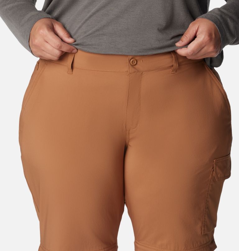 Women's Silver Ridge Utility Convertible Pants - Plus Size, Color: Camel Brown, image 4