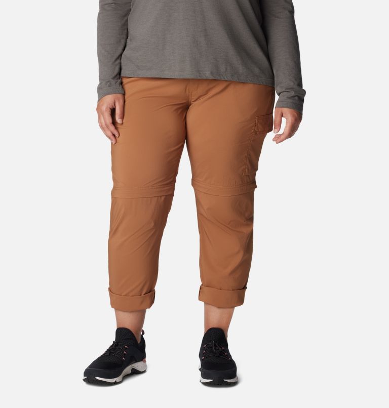 Women's Silver Ridge Utility Convertible Pants - Plus Size, Color: Camel Brown, image 7