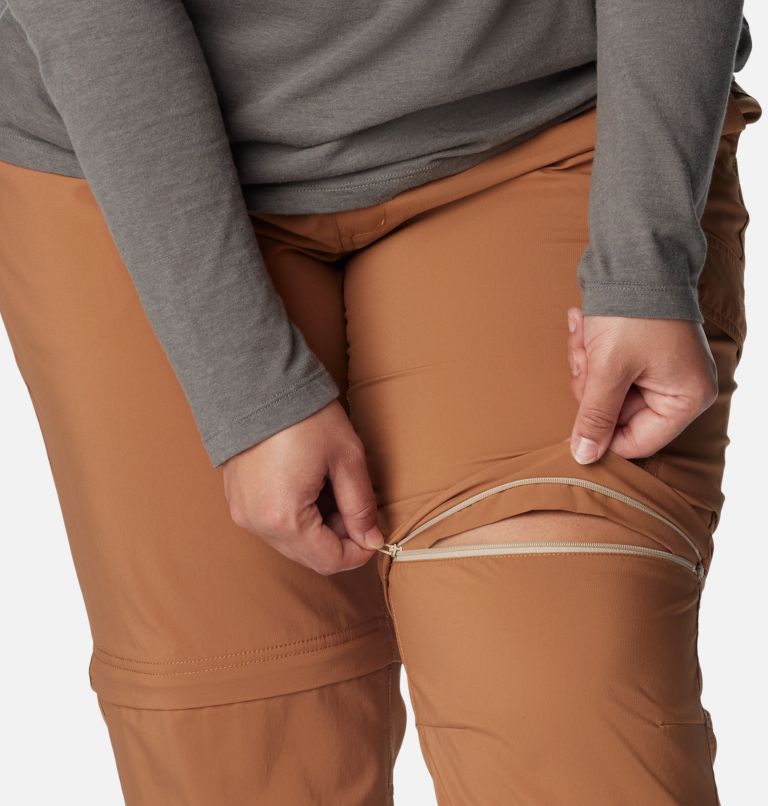 Women's Silver Ridge Utility Convertible Pants - Plus Size, Color: Camel Brown, image 8