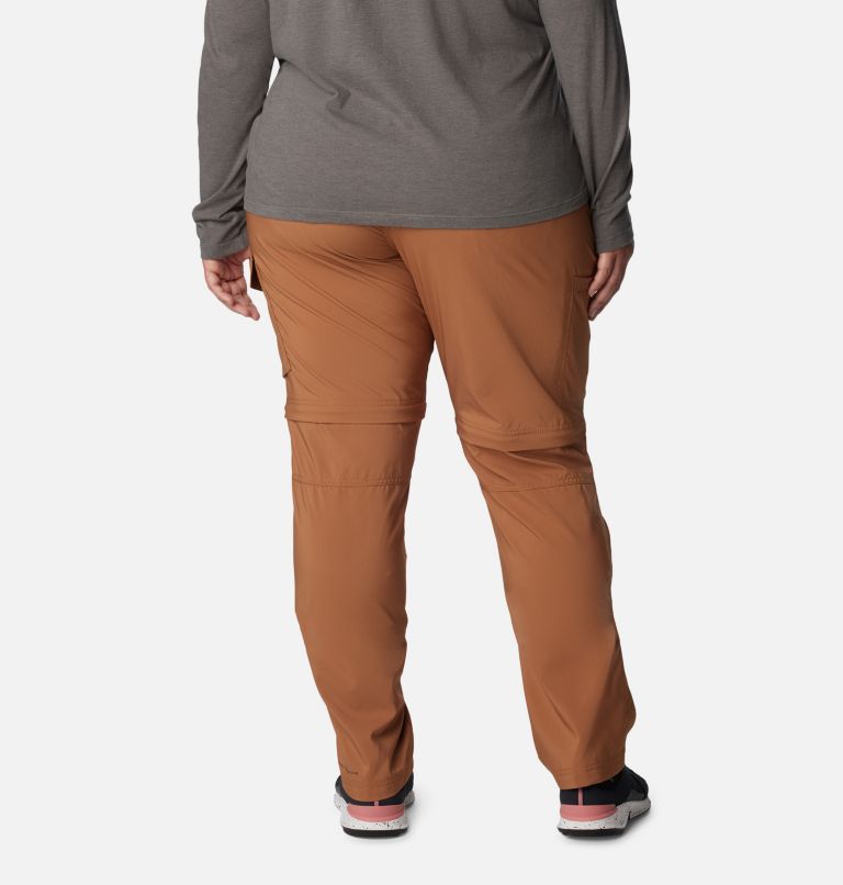 Women's Silver Ridge Utility Convertible Pants - Plus Size, Color: Camel Brown, image 2