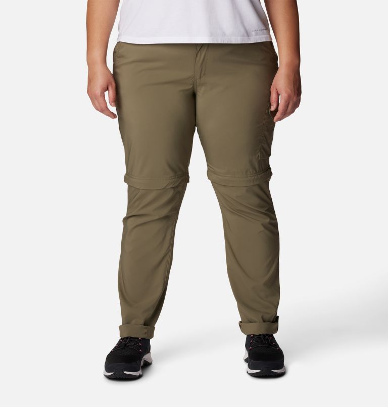 Women's Silver Ridge Utility Convertible Pants - Plus Size, Color: Stone Green, image 7