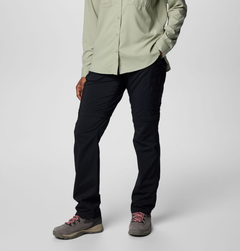 Women's Silver Ridge Utility Convertible Pants, Color: Black, image 4