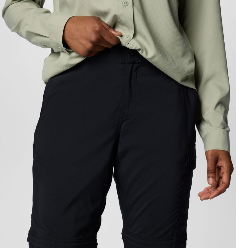 Women's Silver Ridge Utility Convertible Pants, Color: Black, image 5