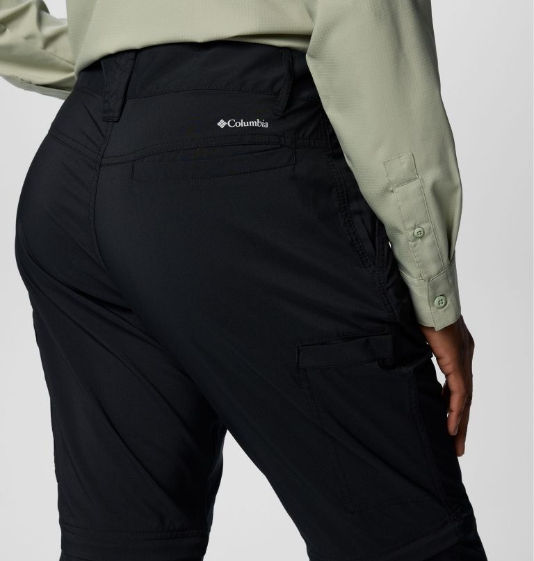 Women's Silver Ridge Utility Convertible Pants, Color: Black, image 6