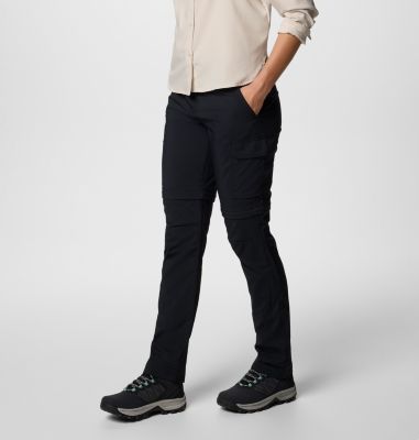 Women's Silver Ridge Utility Convertible Hiking Trousers, Color: Black, image 3