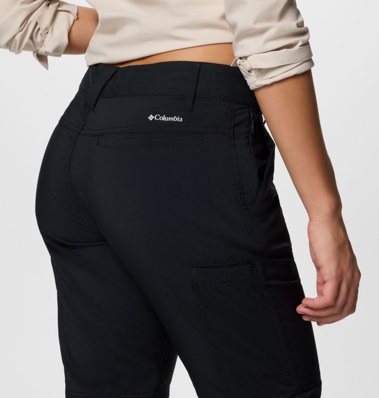 Women's Silver Ridge Utility Convertible Hiking Trousers, Color: Black, image 5
