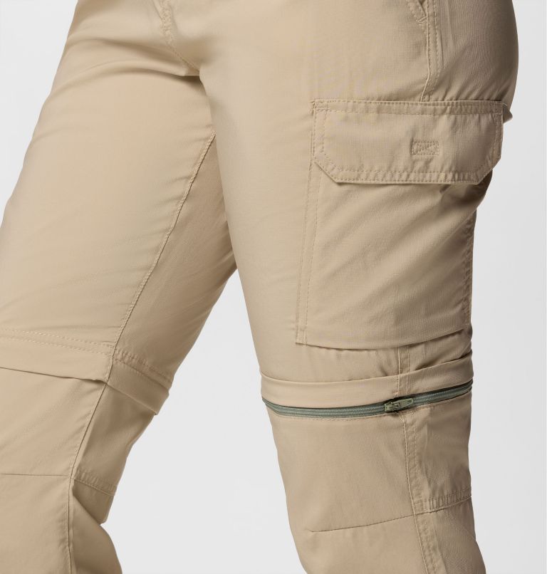 Women's Silver Ridge Utility Convertible Hiking Trousers, Color: Ancient Fossil, image 6