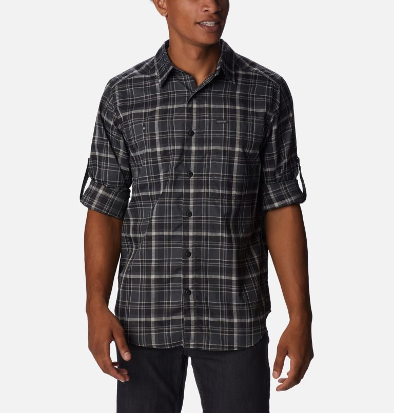 Columbia Mens Silver Ridge Utility Lite Plaid Long Sleeve