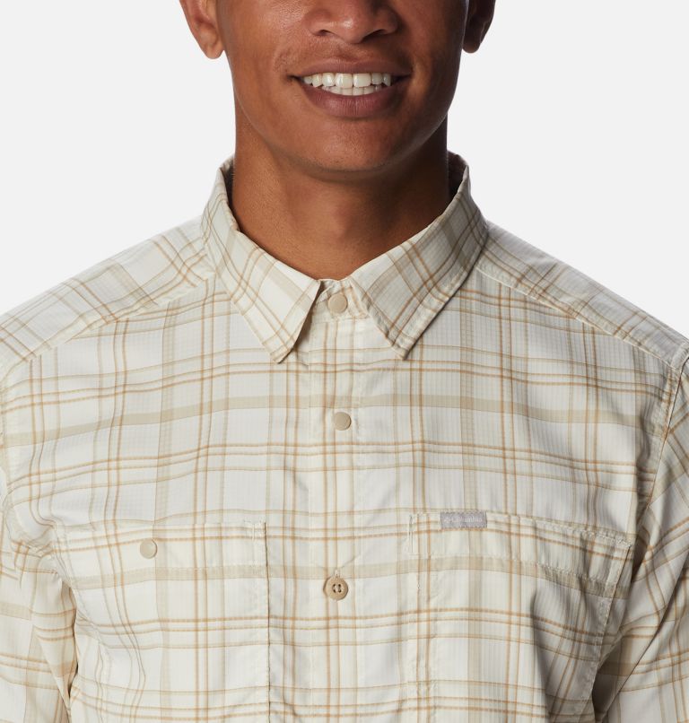 Thumbnail: Men's Silver Ridge Utility Lite Plaid Shirt, Color: Chalk Multi Plaid, image 4