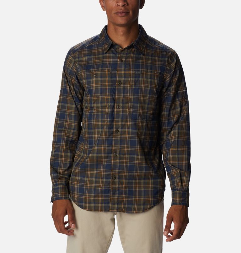 Men's Silver Ridge Utility Lite Plaid Shirt, Color: Cordovan Multi Plaid, image 1