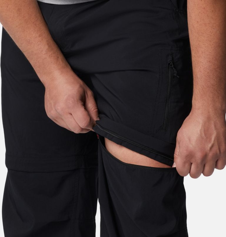 Men's Silver Ridge Utility Convertible Pant - Extended Size, Color: Black, image 7