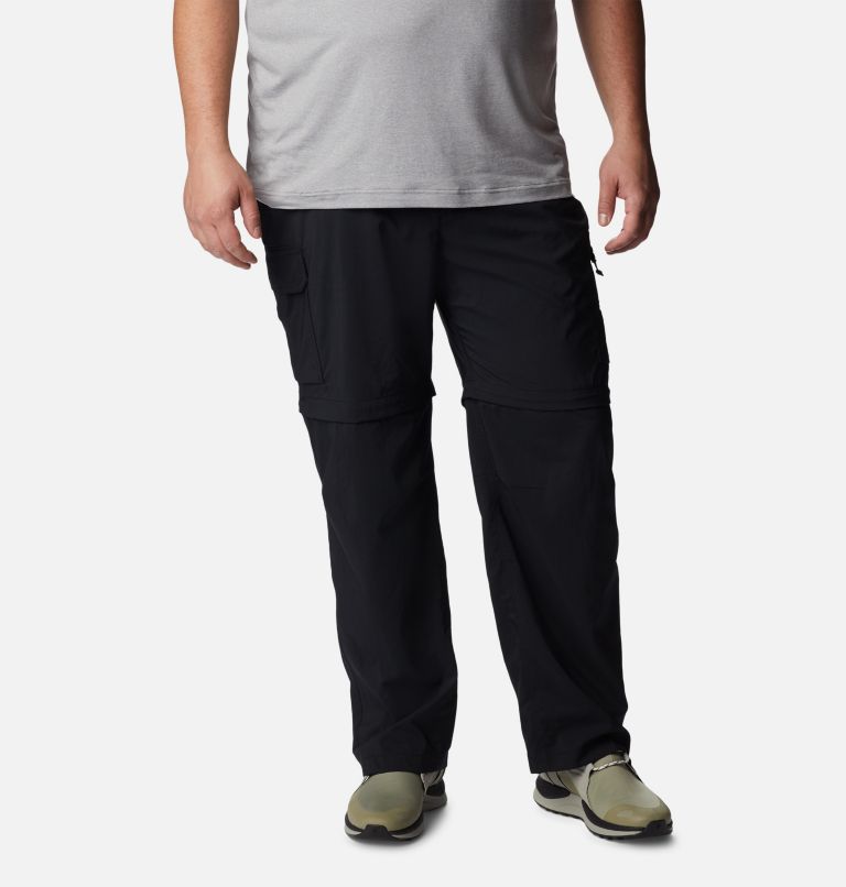Men's Silver Ridge Utility Convertible Pant - Extended Size, Color: Black, image 1