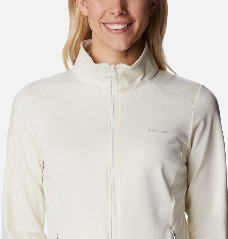 Women's Weekend Adventure Technical Fleece Jacket, Color: Chalk Heather, image 4