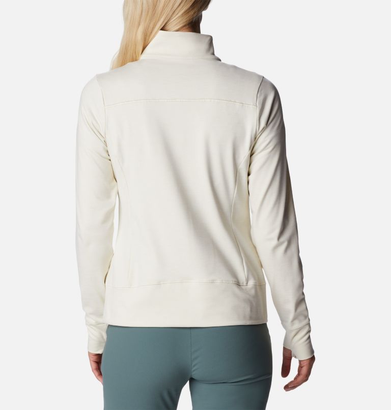 Women's Weekend Adventure Technical Fleece Jacket, Color: Chalk Heather, image 2