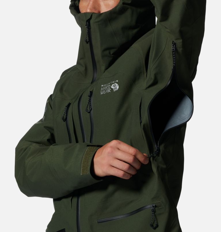 Thumbnail: Men's Routefinder HD GORE-TEX PRO Jacket, Color: Surplus Green, image 7