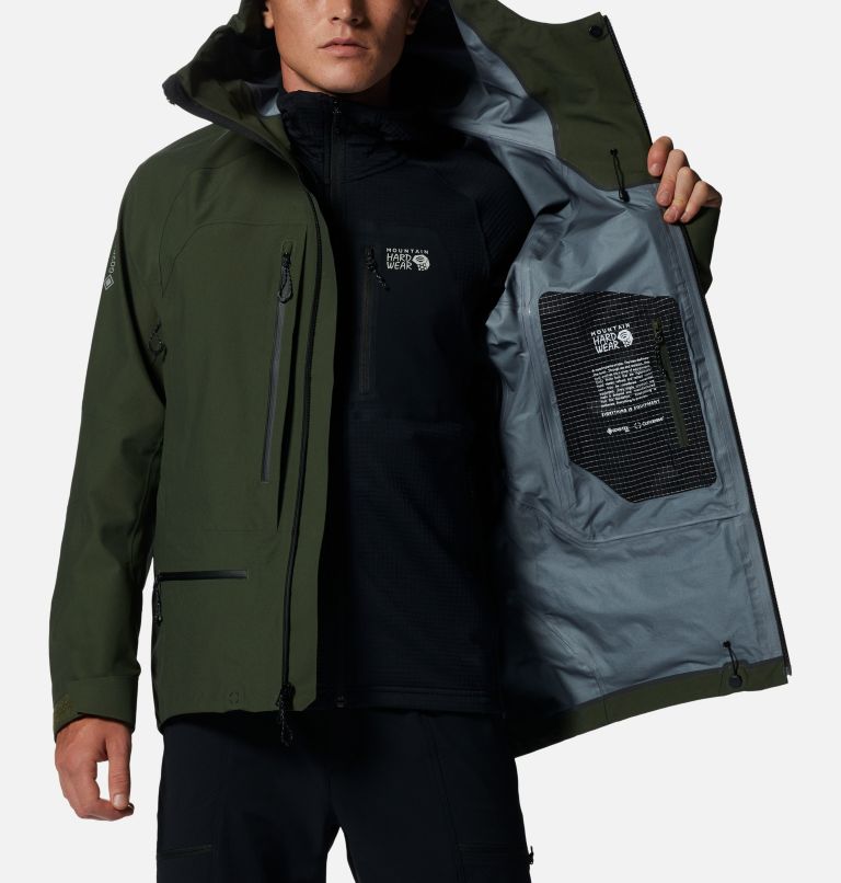 Thumbnail: Men's Routefinder HD GORE-TEX PRO Jacket, Color: Surplus Green, image 9
