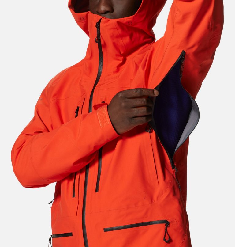Thumbnail: Men's Routefinder HD GORE-TEX PRO Jacket, Color: State Orange, image 7