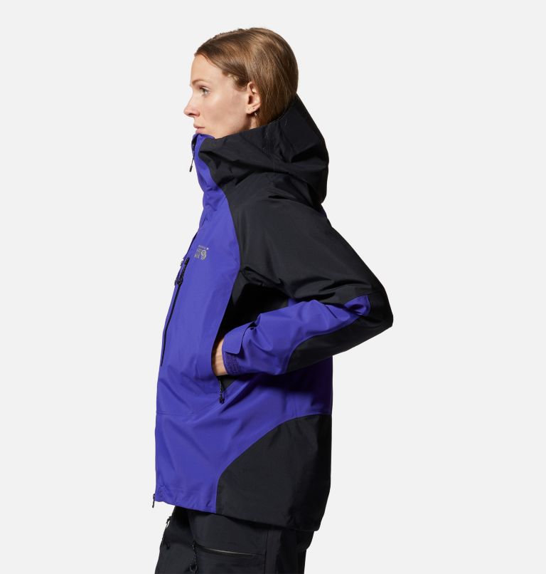 Thumbnail: Women's Routefinder GORE-TEX PRO Jacket, Color: Klein Blue, Black, image 3