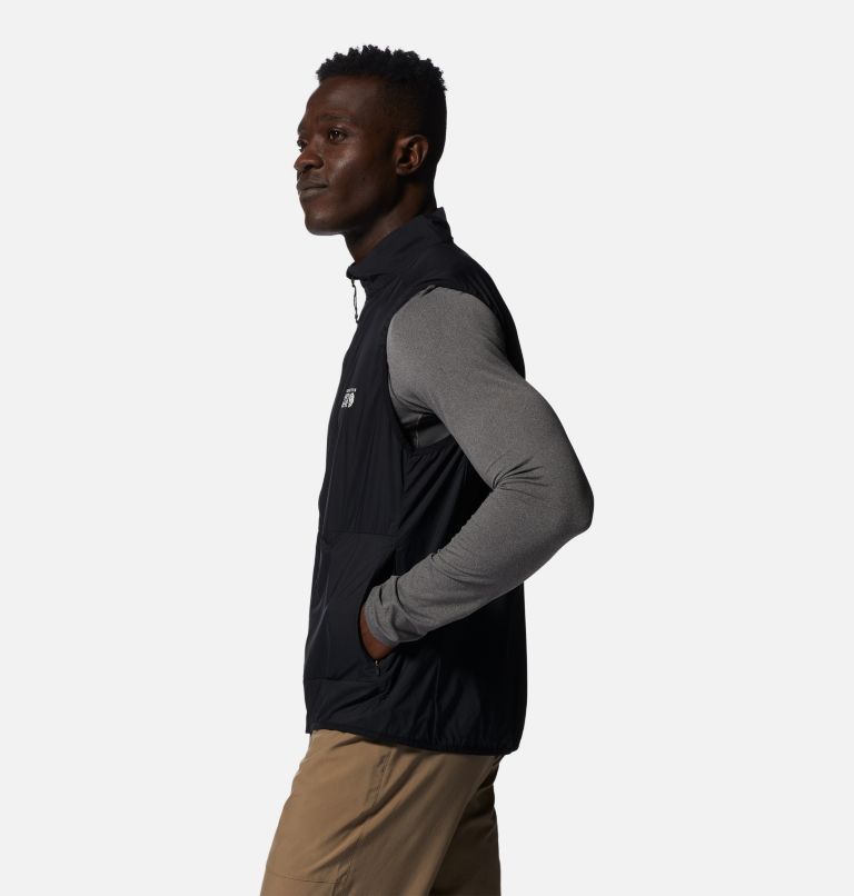 Men's Kor AirShell Vest, Color: Black, image 3