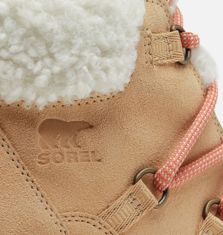 Women's sorel boots store with pink laces