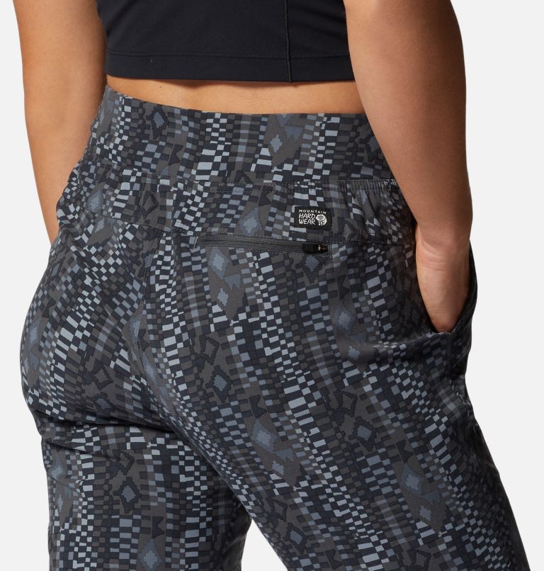 Pantalon à ceinture élastique Dynama Femme, Color: Volcanic Geos Print, image 5