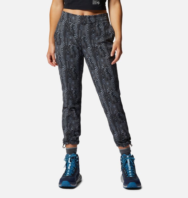 Pantalon à ceinture élastique Dynama Femme, Color: Volcanic Geos Print, image 8