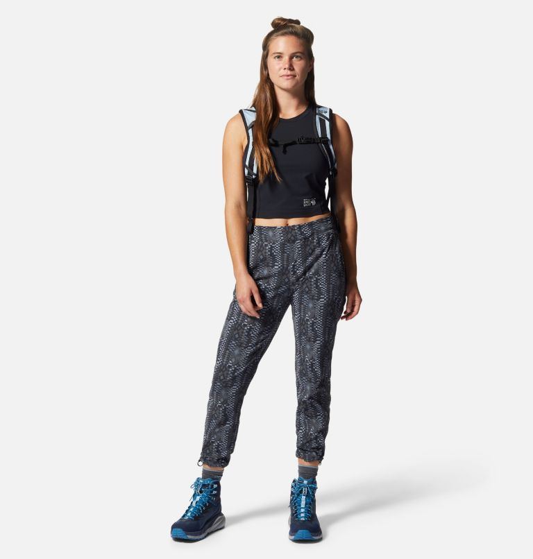 Pantalon à ceinture élastique Dynama Femme, Color: Volcanic Geos Print, image 9