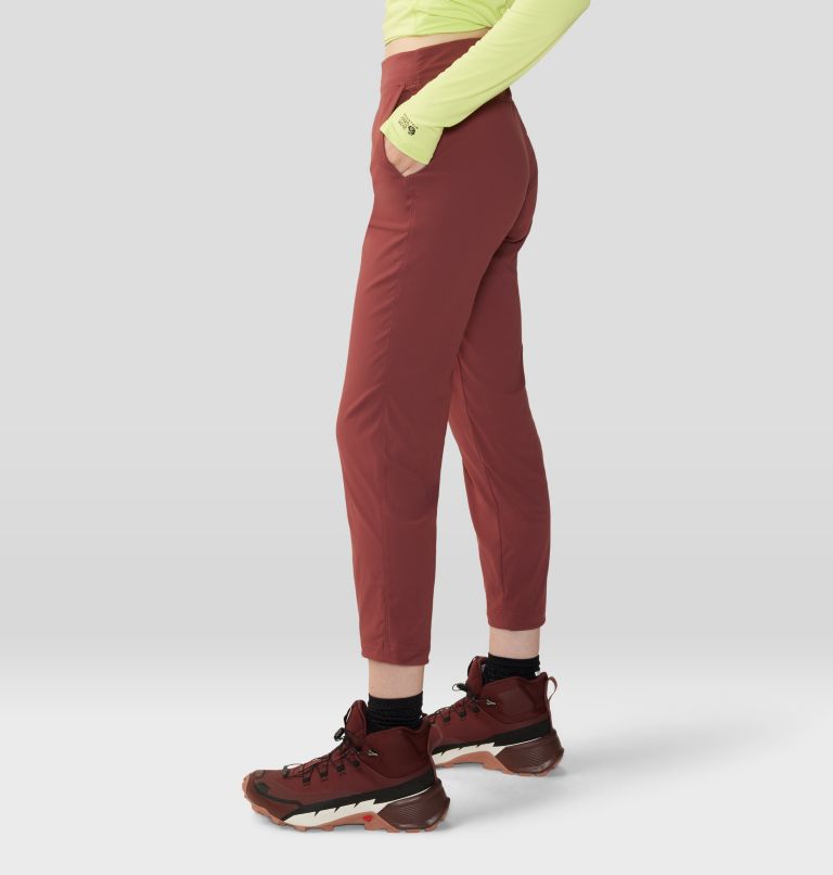 Pantalon à ceinture élastique Dynama Femme, Color: Pluot, image 3