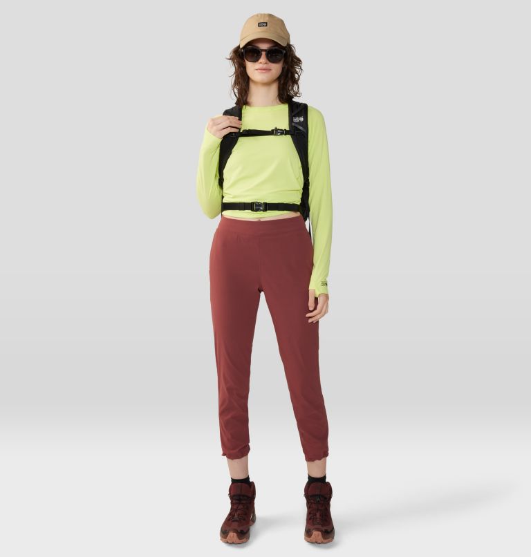 Pantalon à ceinture élastique Dynama Femme, Color: Pluot, image 9