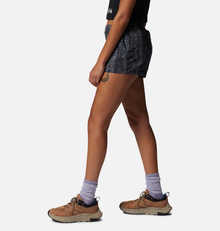 Women's Dynama Pull-On Short, Color: Volcanic Geos Print, image 3