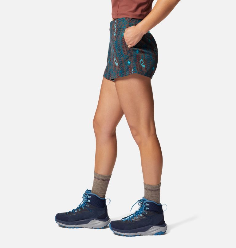 Women's Dynama Pull-On Short, Color: Clay Earth Geos Print, image 3