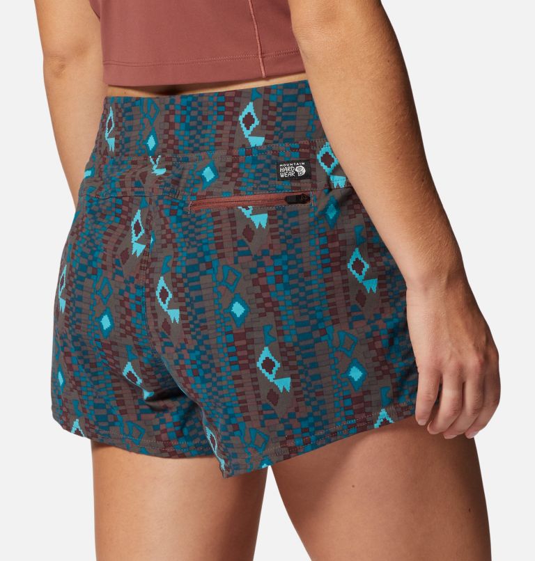 Thumbnail: Women's Dynama Pull-On Short, Color: Clay Earth Geos Print, image 5