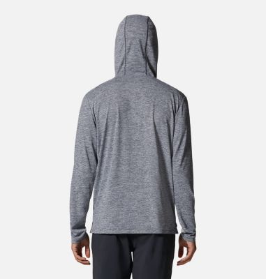 Men's Sunblocker Hoody, Color: Foil Grey Heather, image 6