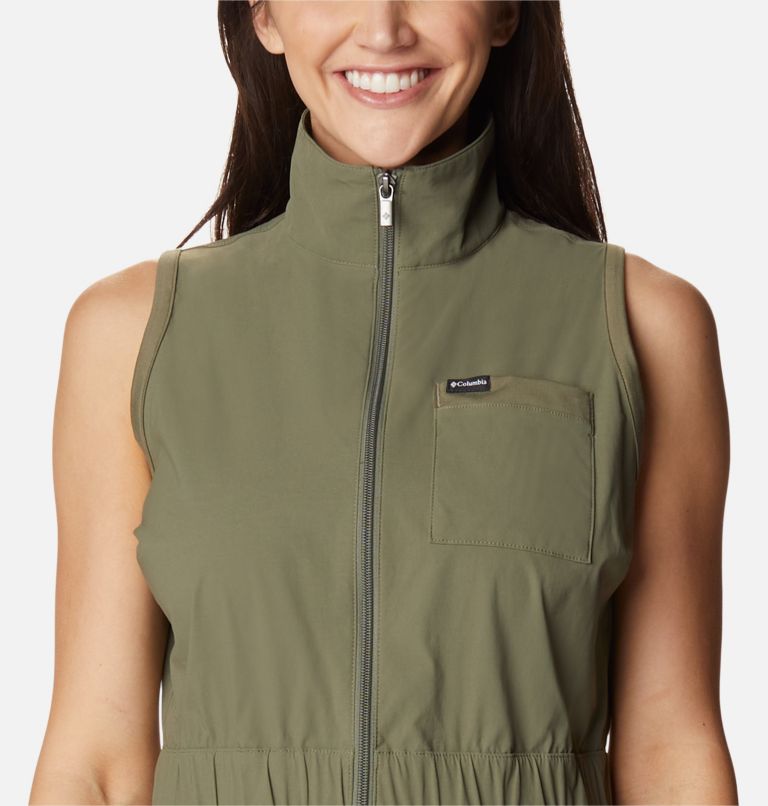 Women's Leslie Falls Dress, Color: Stone Green, image 4